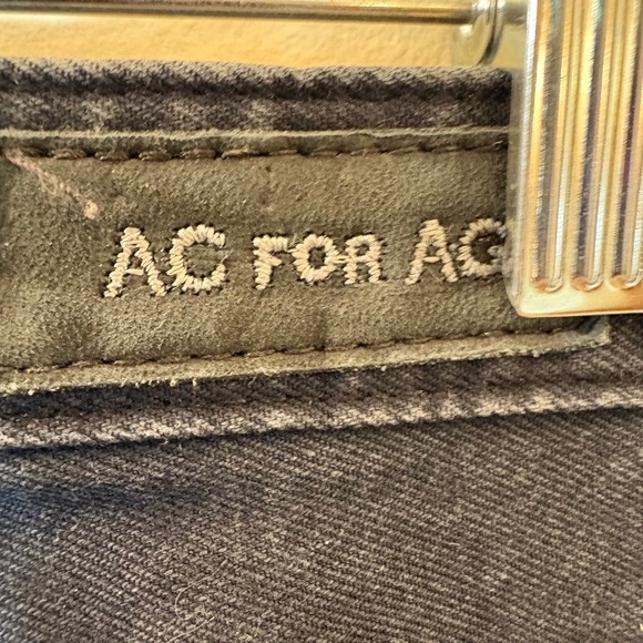 Alexa Chung for AG Adriano Goldschmied Washed Black Denim Shorts Size 27 - Picture 4 of 7